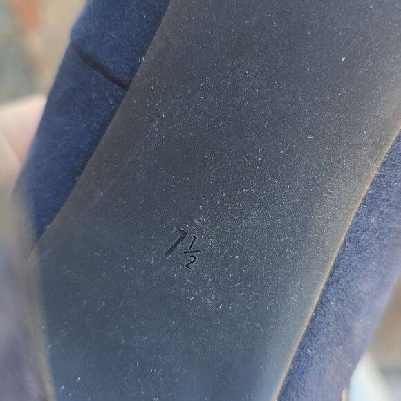 CIRCUS Sam Edelman Blue Heels spike strappy size 7.5 - Picture 9 of 12